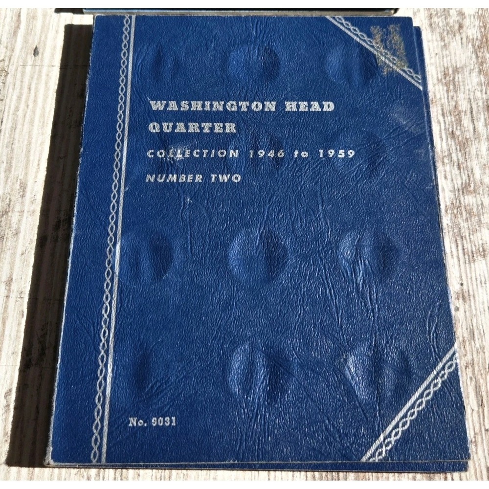 Whitman Washington Quarter Coin Folder 1946-1959 No 2 Empty 9031
